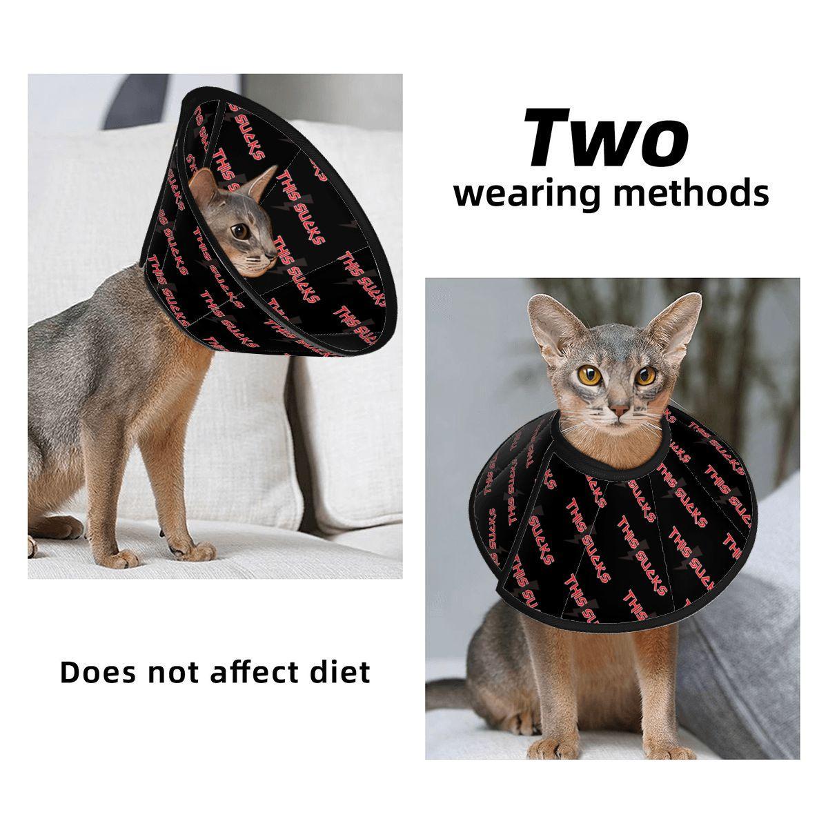 THIS SUCKS Cone of Shame Elizabethan Recovery Collar for Pets