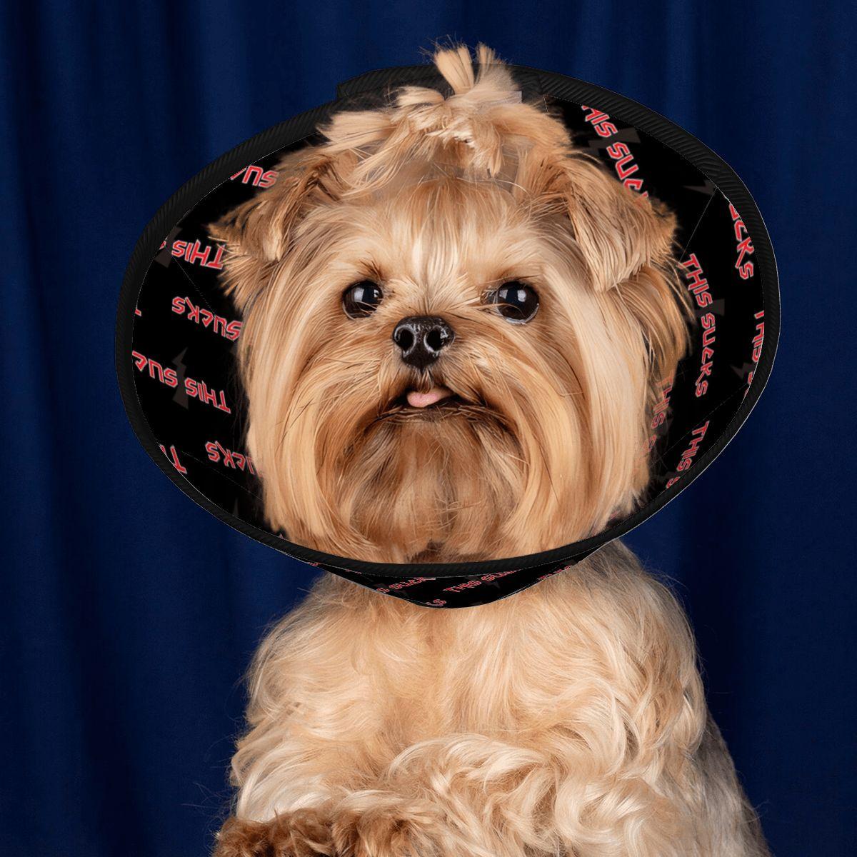 THIS SUCKS Cone of Shame Elizabethan Recovery Collar for Pets