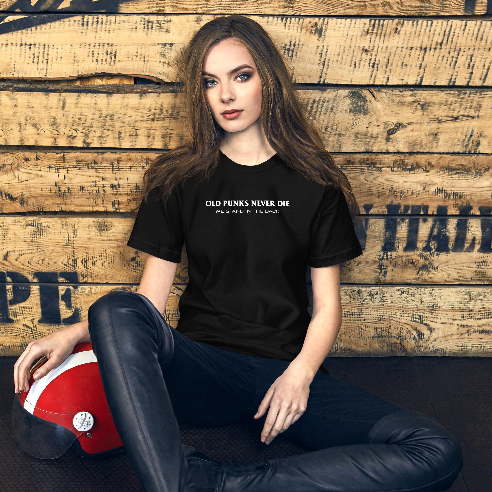 Old Punks Never Die Unisex Bella + Canvas T-shirt