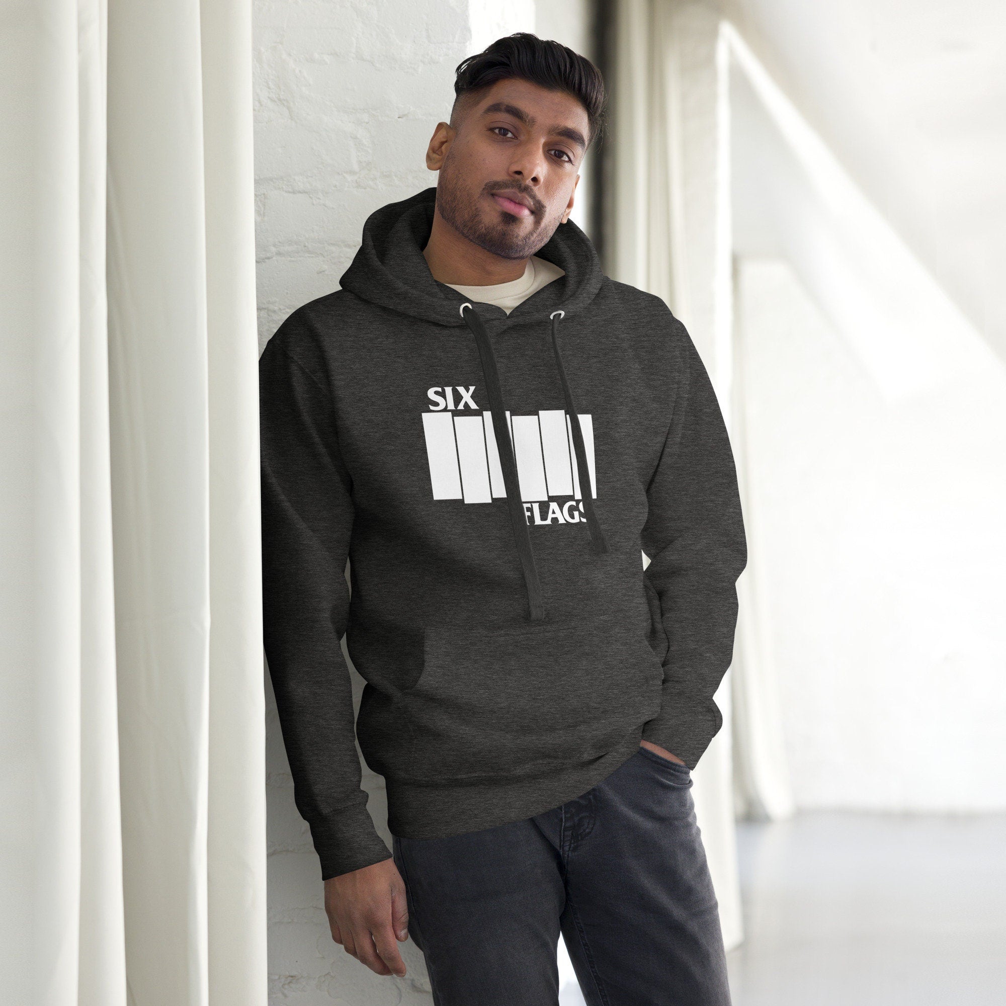 Six Bars Unisex Pullover Hoodie