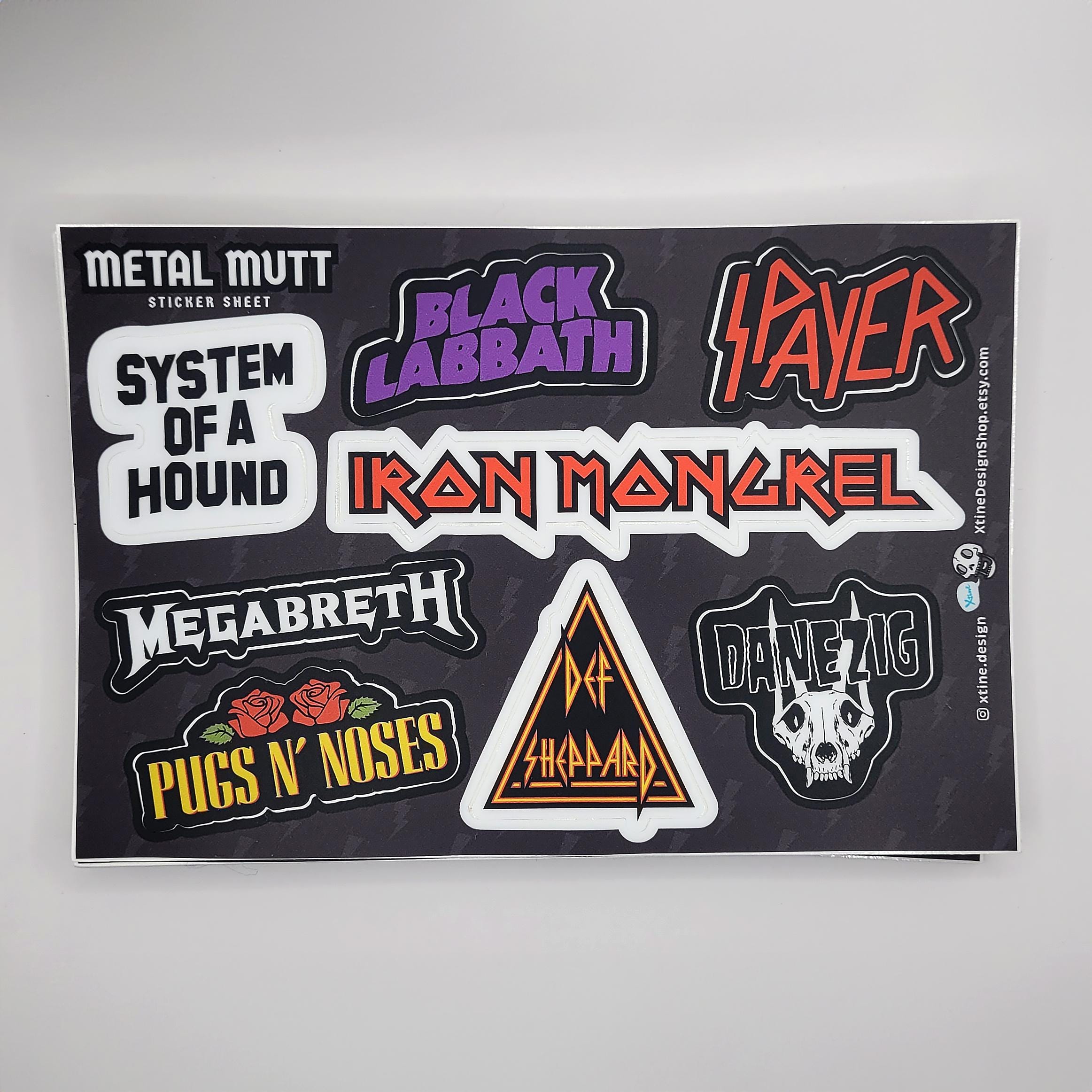 Metal Mutt 4x6" Vinyl Sticker Sheet