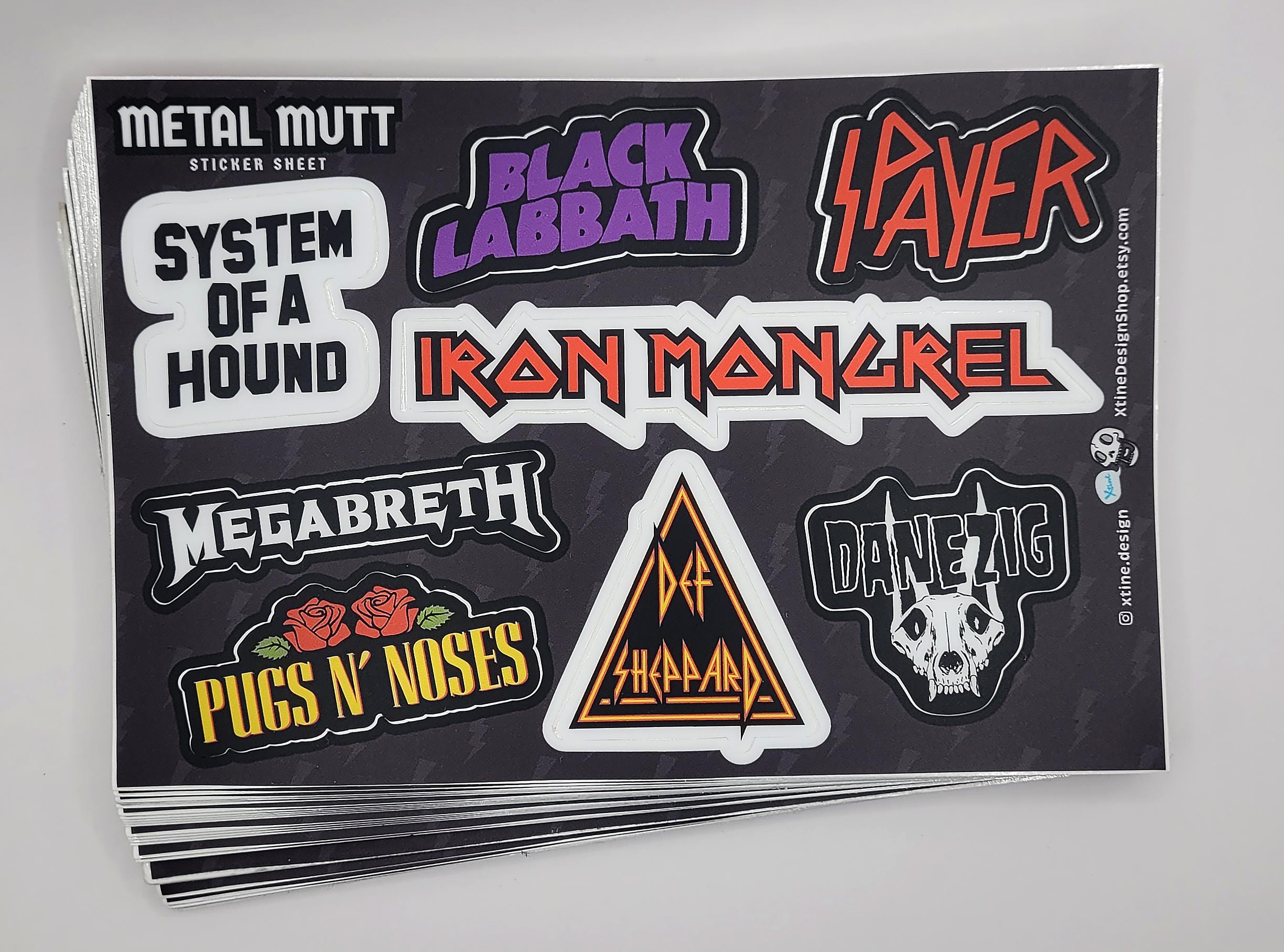 Metal Mutt 4x6" Vinyl Sticker Sheet