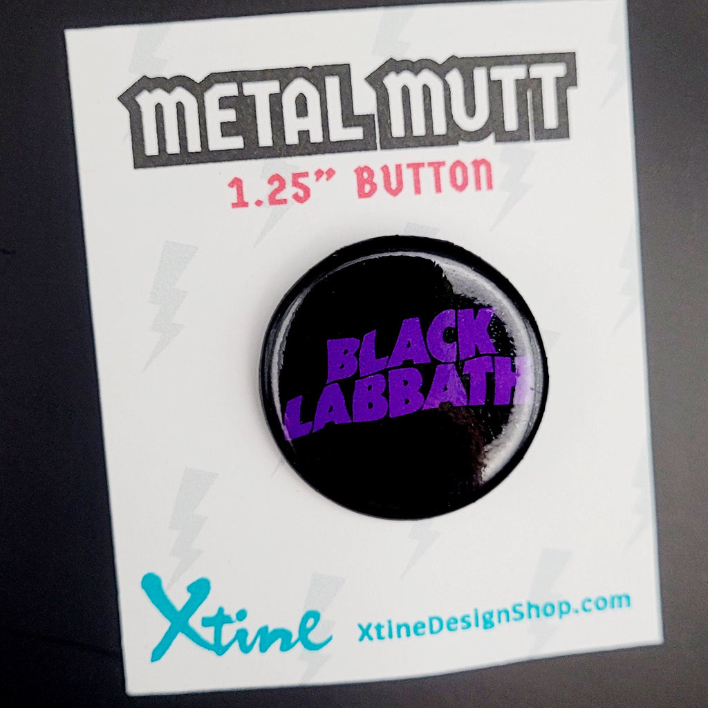 Metal Mutt 1.25" Circle Pin Back Buttons