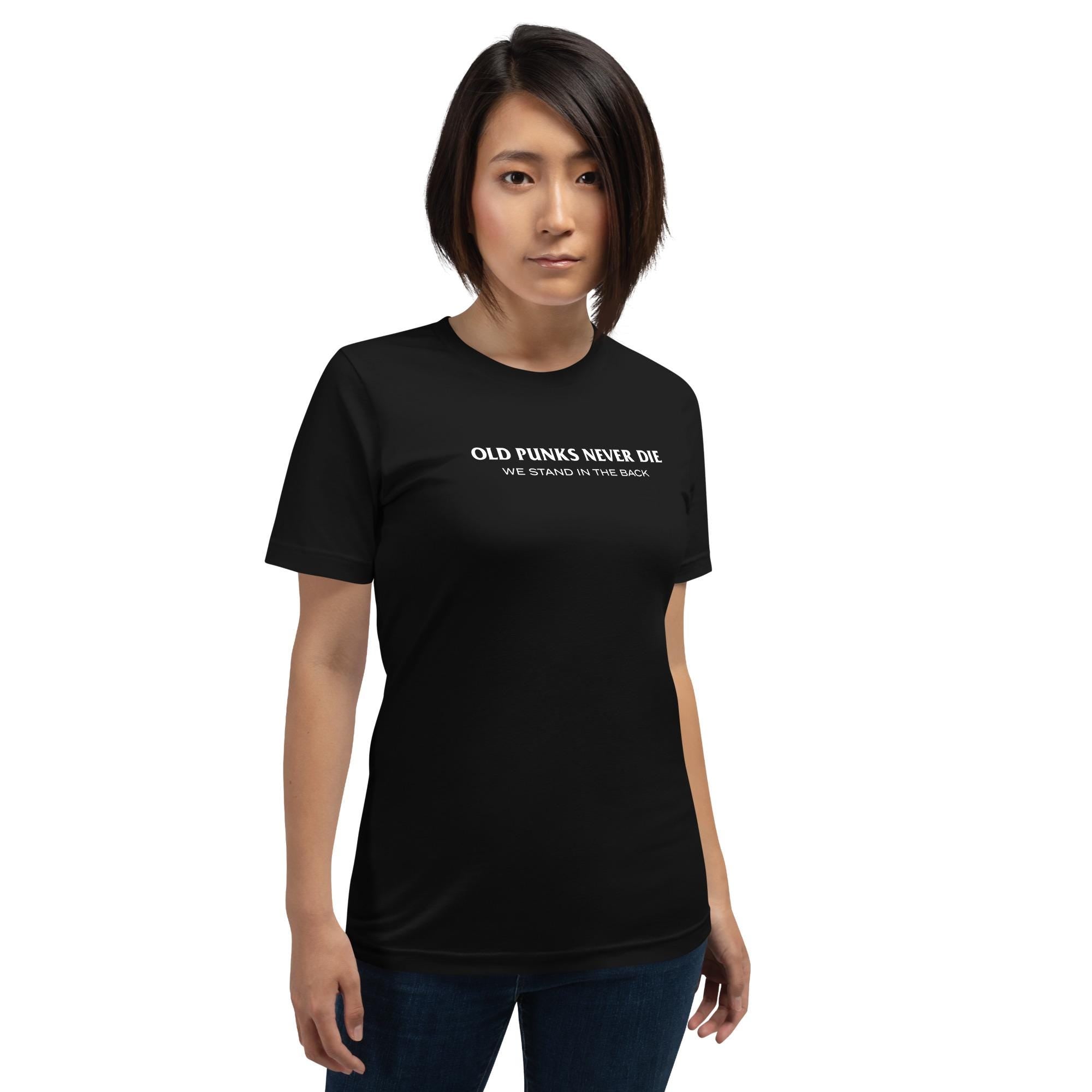Old Punks Never Die Unisex Bella + Canvas T-shirt