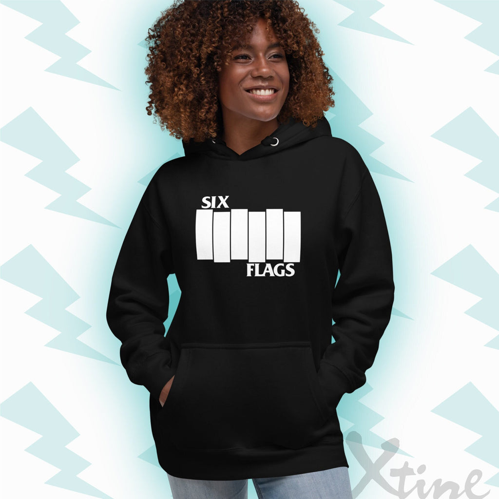 Six Bars Unisex Pullover Hoodie