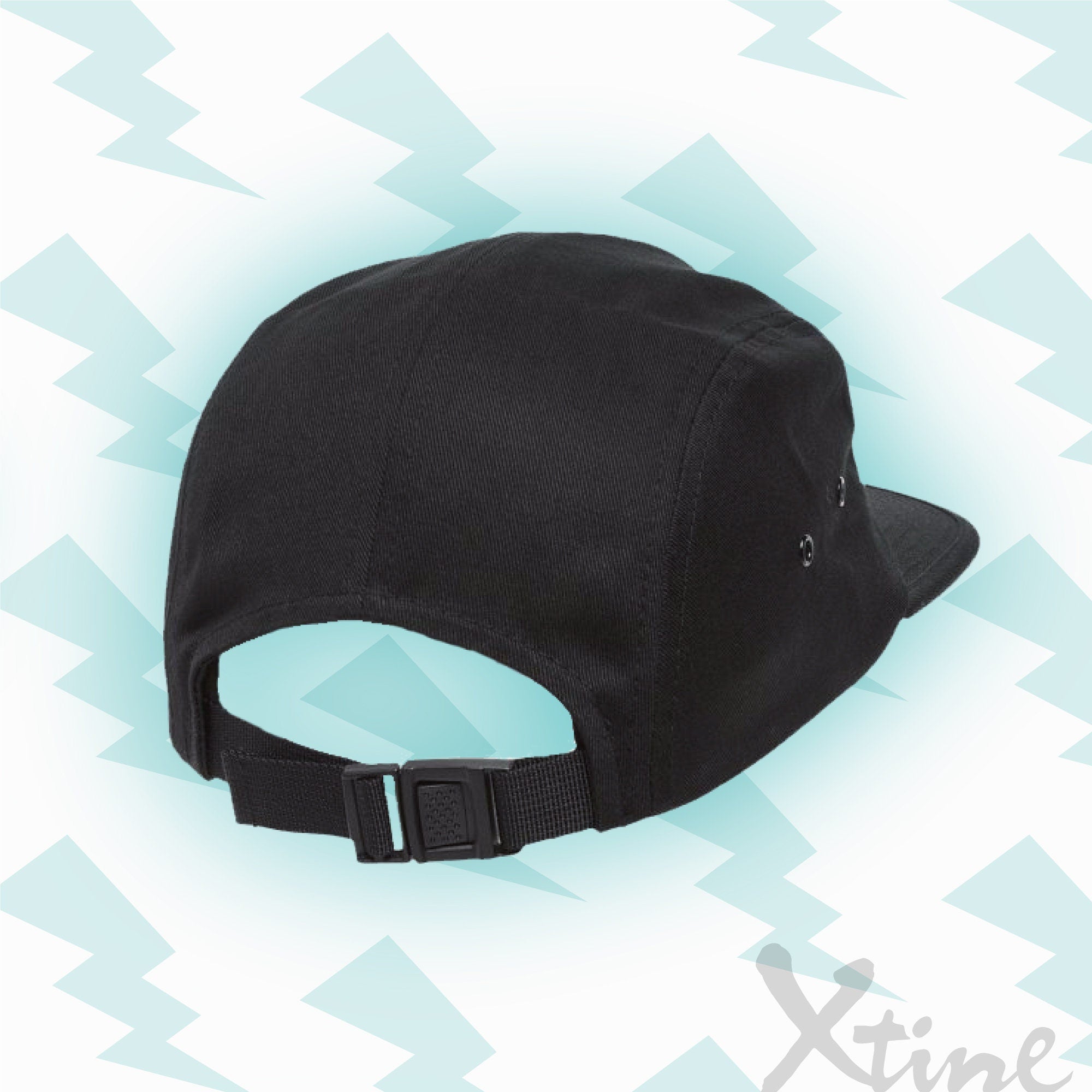 Screaming Skull Embroidered Five Panel Cap