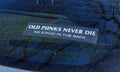 Old Punks Never Die Clear Vinyl Bumper Sticker
